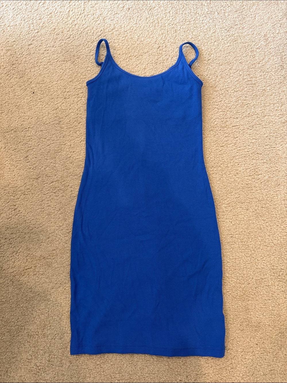Old Navy Women's Royal Blue Spaghetti Strap Bodycon Dress